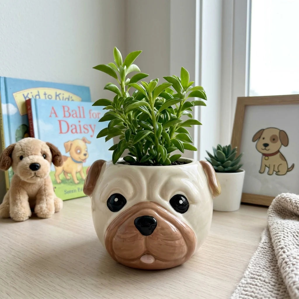 Handmade Pug Pot