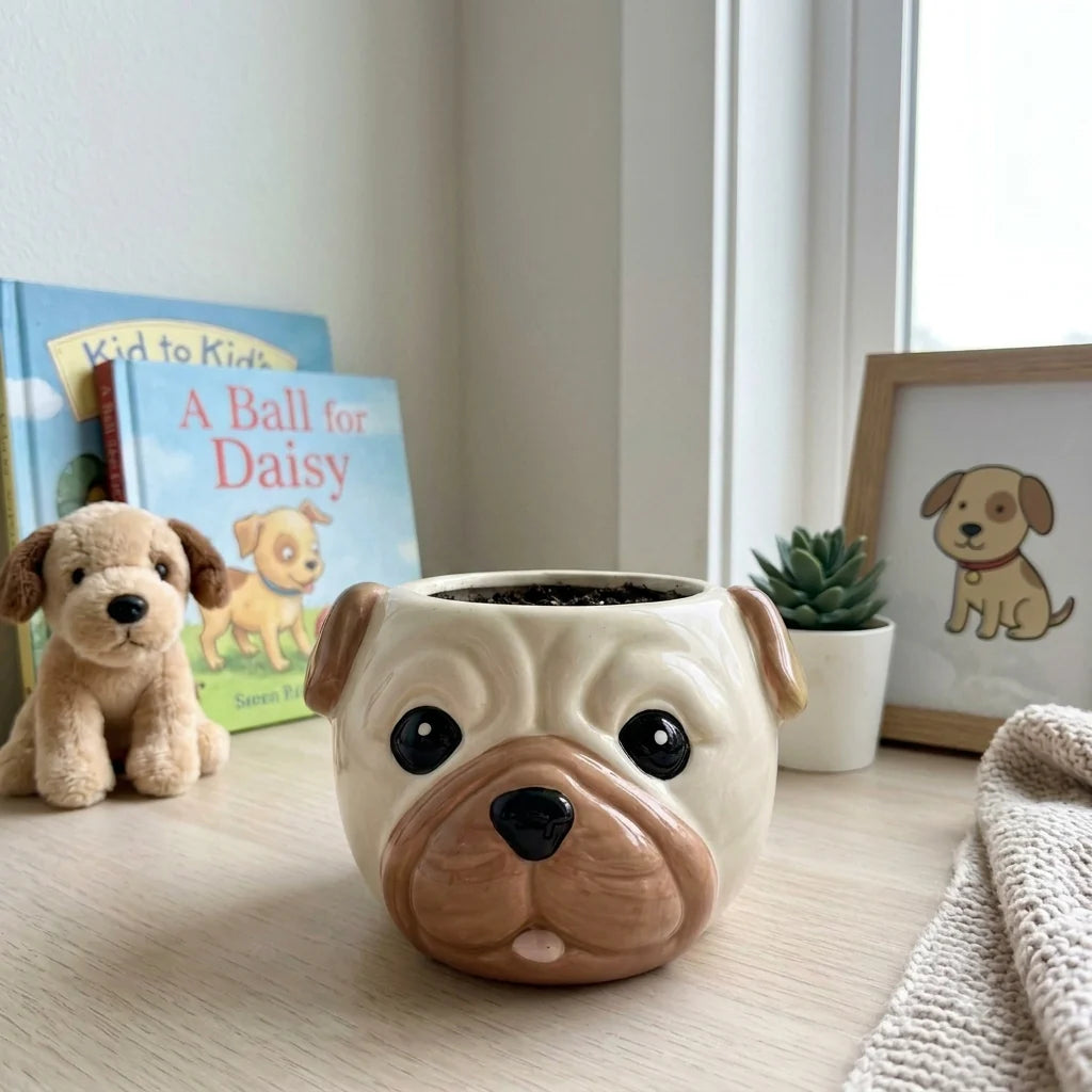 Handmade Pug Pot